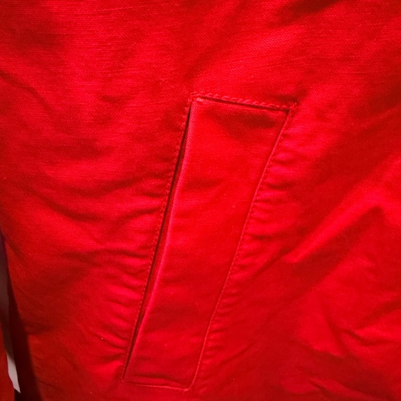 GAP Red Double Breasted Coat Jacket Women’s Size M - Picture 3 of 14